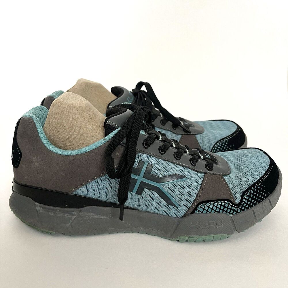 Kuru Shoes Women’s Quantum Jet Size 6.5 Glacial Slate Gray Teal‎ Hiking Outdoor